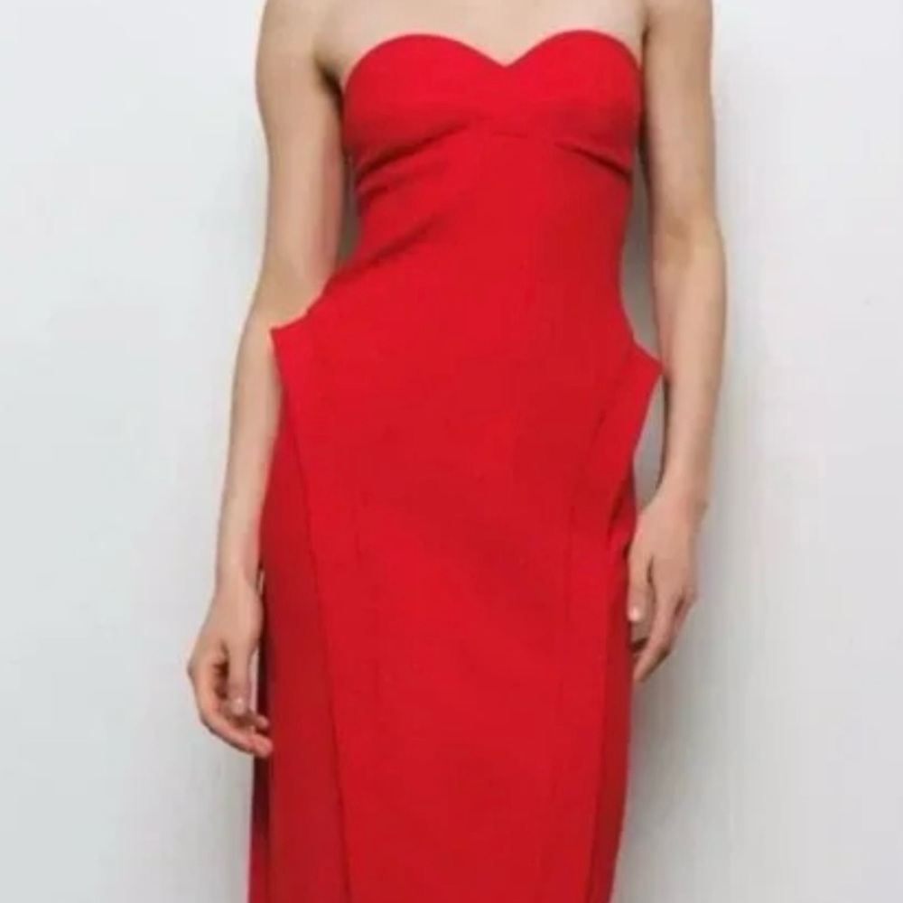 Elegant Zara Red Dress
